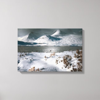 Rannoch Moor Black Mount Canvas Afdruk