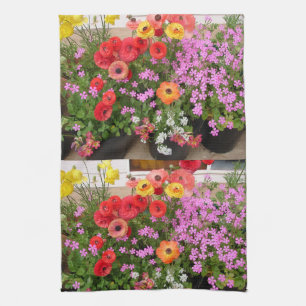 Rannunculus Lente Bollen Verjaardag Taart Favor Bo Theedoek