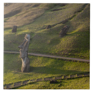 Rano Raraku, Rapa Nui, Paaseiland, Chili Tegeltje