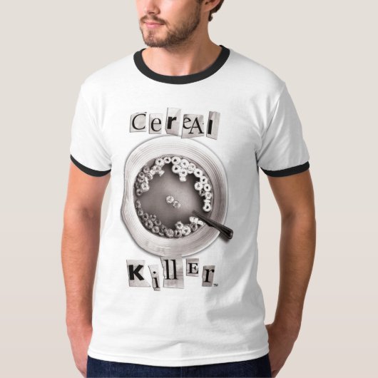 Ransom Note Cereal Killer T-shirt (Voorkant)