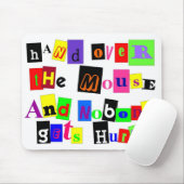 Ransom Note Mousepad Muismat (Met muis)