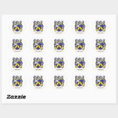 Ransome Wapen (Family Crest) Ronde Sticker (Vel)