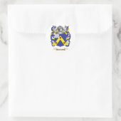 Ransome Wapen (Family Crest) Ronde Sticker (Tas)