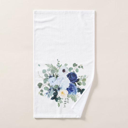 Ranunculus Anemone Hydrangea Rose arrière - plan b (Serviette à main)