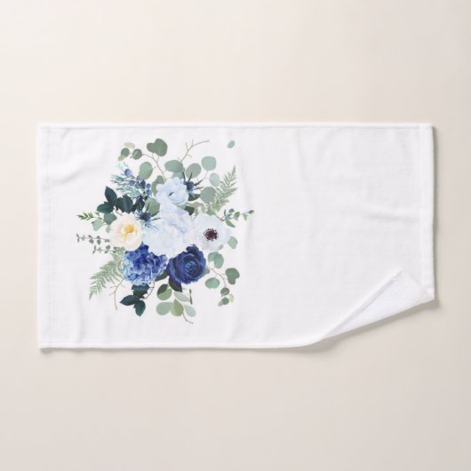 Ranunculus Anemone Hydrangea Rose arrière - plan b (Serviette à main)
