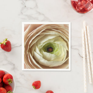 Ranunculus Bloempapier servetten