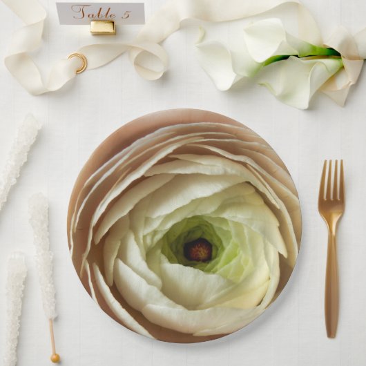 Ranunculus Flower Paper Bord (Huwelijk)