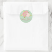 Ranunculus Mint Bloemenbruiloft Stickers (Tas)