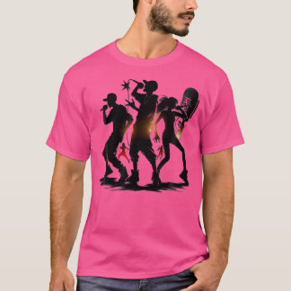 Rap Battle Collectie Rapper Silhouettes T-shirt