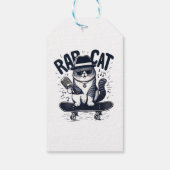Rap Cat Harmony Cadeaulabel (Achterkant)