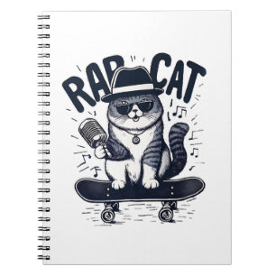 Rap Cat Harmony Notitieboek