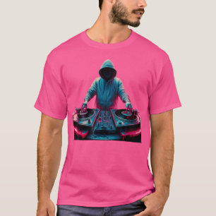 Rap Era D J Mixer Platenspelers Hip Hop Muziek T-shirt