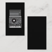 Rap Music Beat Maker DJ Gift Visitekaartje (Voorkant / Achterkant)