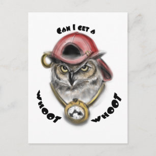 Rap Owl Briefkaart