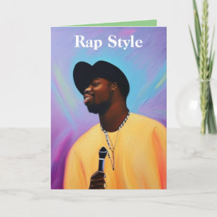 Rap Stijl Bedankkaart