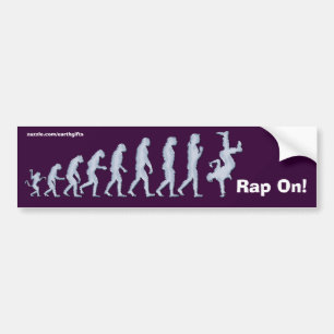 RAP SUR LES Stickers pare-chocs EN RAPPER