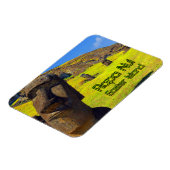 Rapa Nui Easter Island gestileerd Magneet (Linkerzijde)