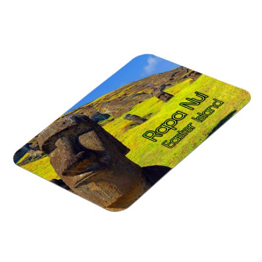 Rapa Nui Easter Island gestileerd Magneet (Linkerzijde)