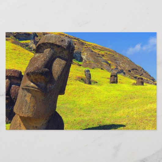Rapa Nui Easter Island gestileerde papiervellen (Voorkant)