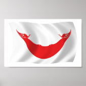 Rapa Nui Flag Poster Print (Voorkant)