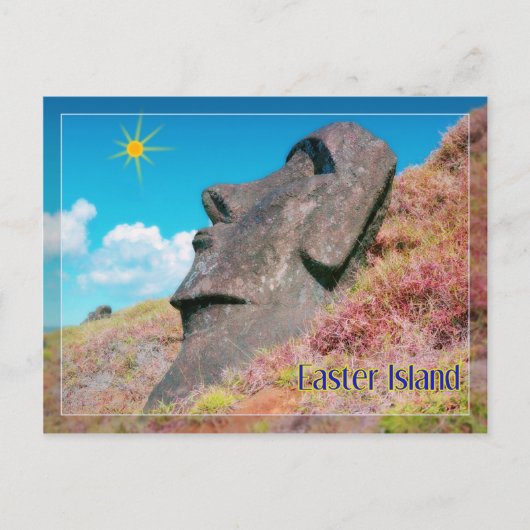 Rapa Nui, Paaseiland Briefkaart (Voorkant)