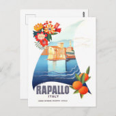 Rapallo Italië Briefkaart (Voorkant / Achterkant)