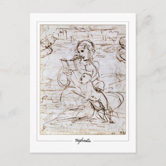 Raphael #100 - Carte postale d'art fin (Devant)