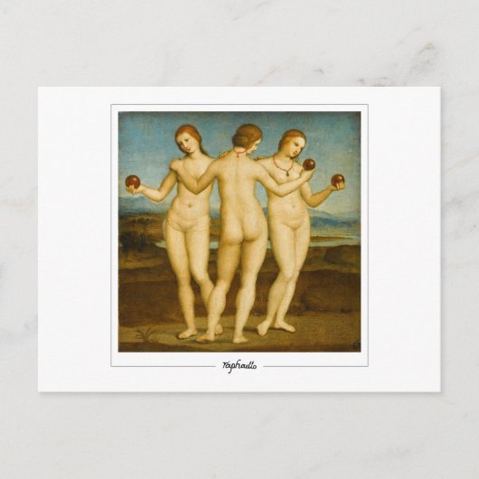Raphael #4 - Carte postale d'art fin (Devant)