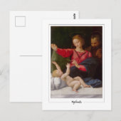 Raphael #6 - Carte postale d'art fin (Devant / Derrière)