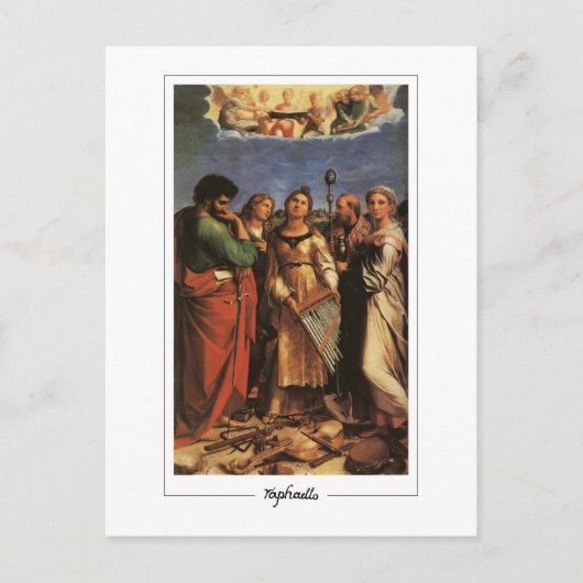 Raphael #9 - Carte postale d'art fin (Devant)