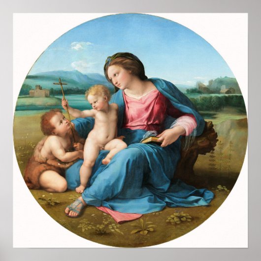 Raphael: Alba Madonna Poster (Voorkant)