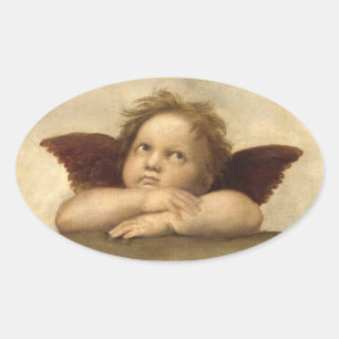 Raphael Angel 2 Ovale Sticker