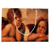 Raphael Angelic Cherub Art Large Cadeautasje (Achterkant)