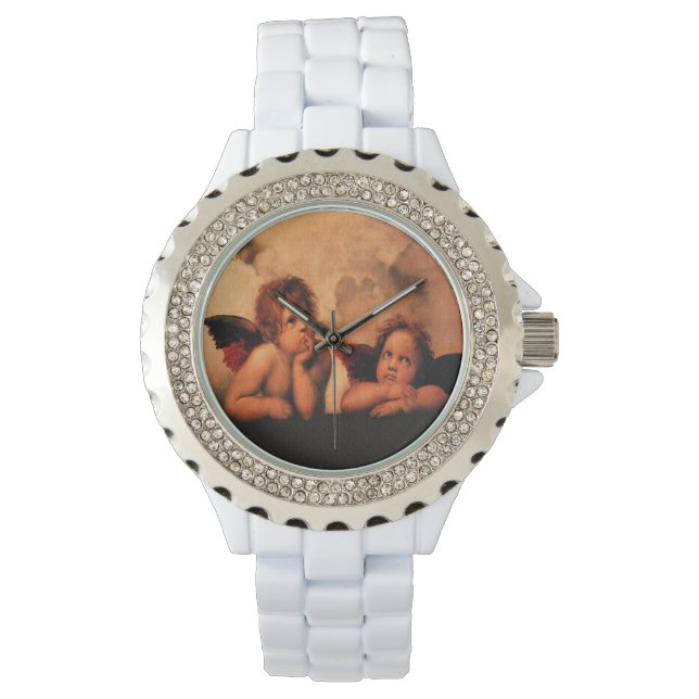 Raphael Angelic Cherubs Horloge (Voorkant)
