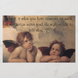 Raphael Angels Stationery Briefpapier