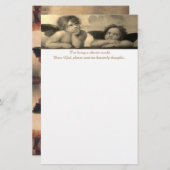 Raphael Angels Stationery Briefpapier (Voorkant / Achterkant)