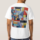 Raphael Canossa Normandië T-shirt suprematist (Achterkant)