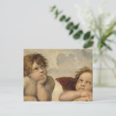 Raphael Cherubs Angels Briefkaart (Staand voorkant)