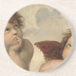 Raphael Cherubs Angels Zandsteen Onderzetter