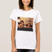 Raphael Cherubs Sistine Madonna 2 Angels T-shirt (Voorkant)