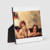 Raphael Cherubs Sistine Madonna Plaque Fotoplaat (Voorkant)