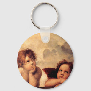 Raphael Cherubs Sistine Madonna Sleutelhanger