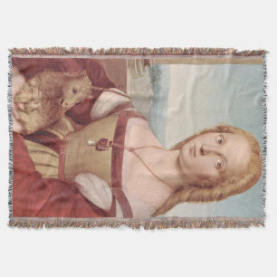 Raphael Dame en de Eenhoorn Klassieke fijne kunst Deken