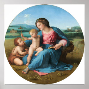Raphael - De Alba Madonna Poster