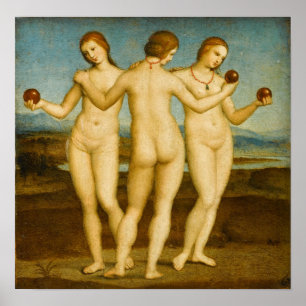 Raphael - de drie races poster