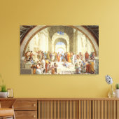 RAPHAEL - De school van Athene 1512 Canvas Afdruk (Insitu (Woonkamer))