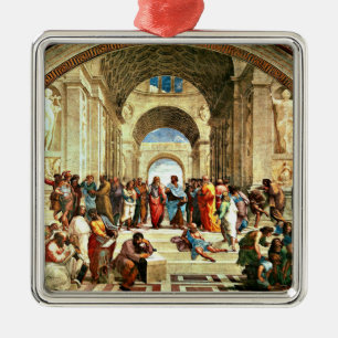 Raphael - De School van Athene Metalen Ornament