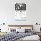 Raphael de Valentin en de verkoopster Canvas Afdruk (Insitu (Slaapkamer))