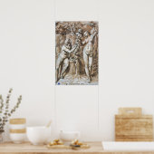Raphael - De Verleiding Van Eva Poster (Keuken)