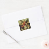Raphael en Tobias, 1507-8 (olie op het paneel) Vierkante Sticker (Envelop)